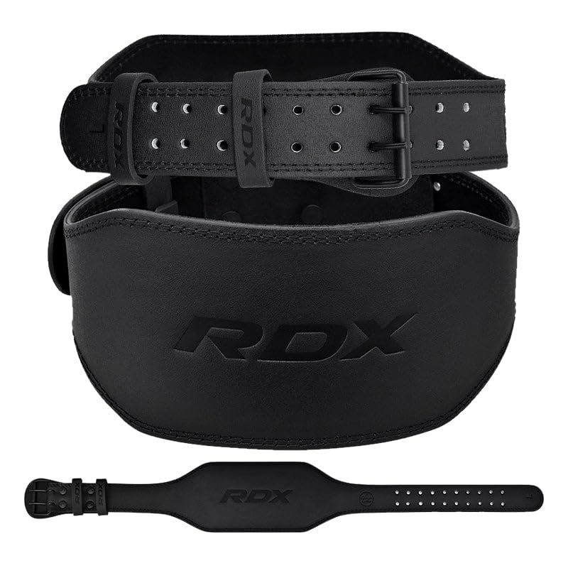 RDX Belt 6’’ Leather - S / Black - Weight Lifting Belt