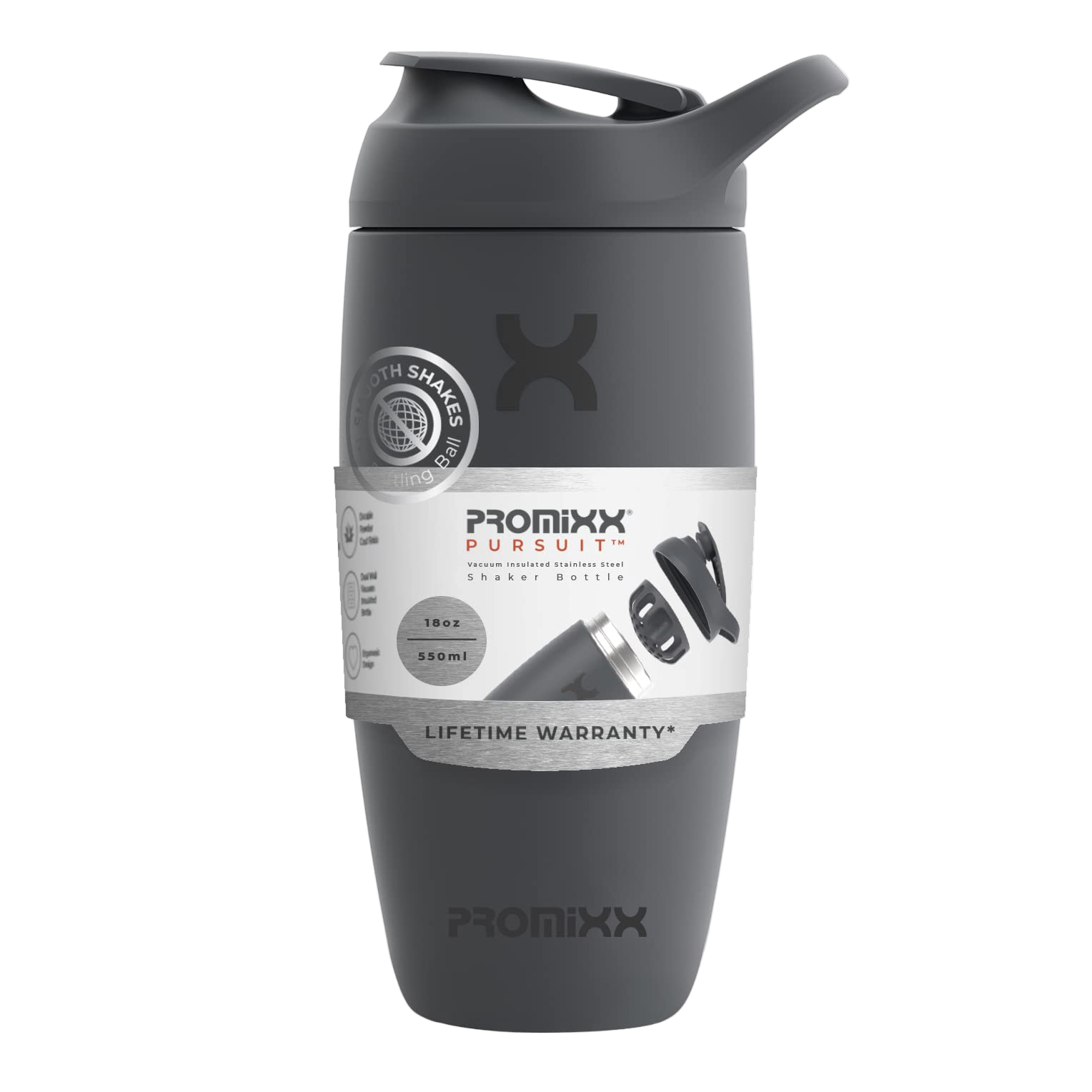 PROMiXX Pursuit Stainless-Steel Shaker Bottle