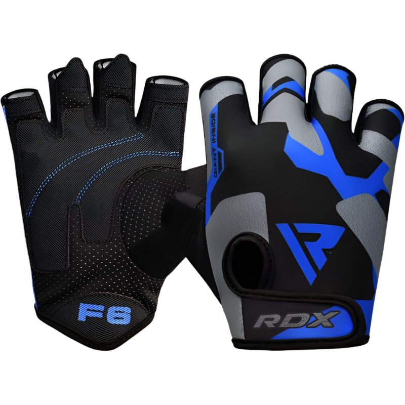 RDX Gym Gloves Sumblimation F6 with textured palms and adjustable wrist strap