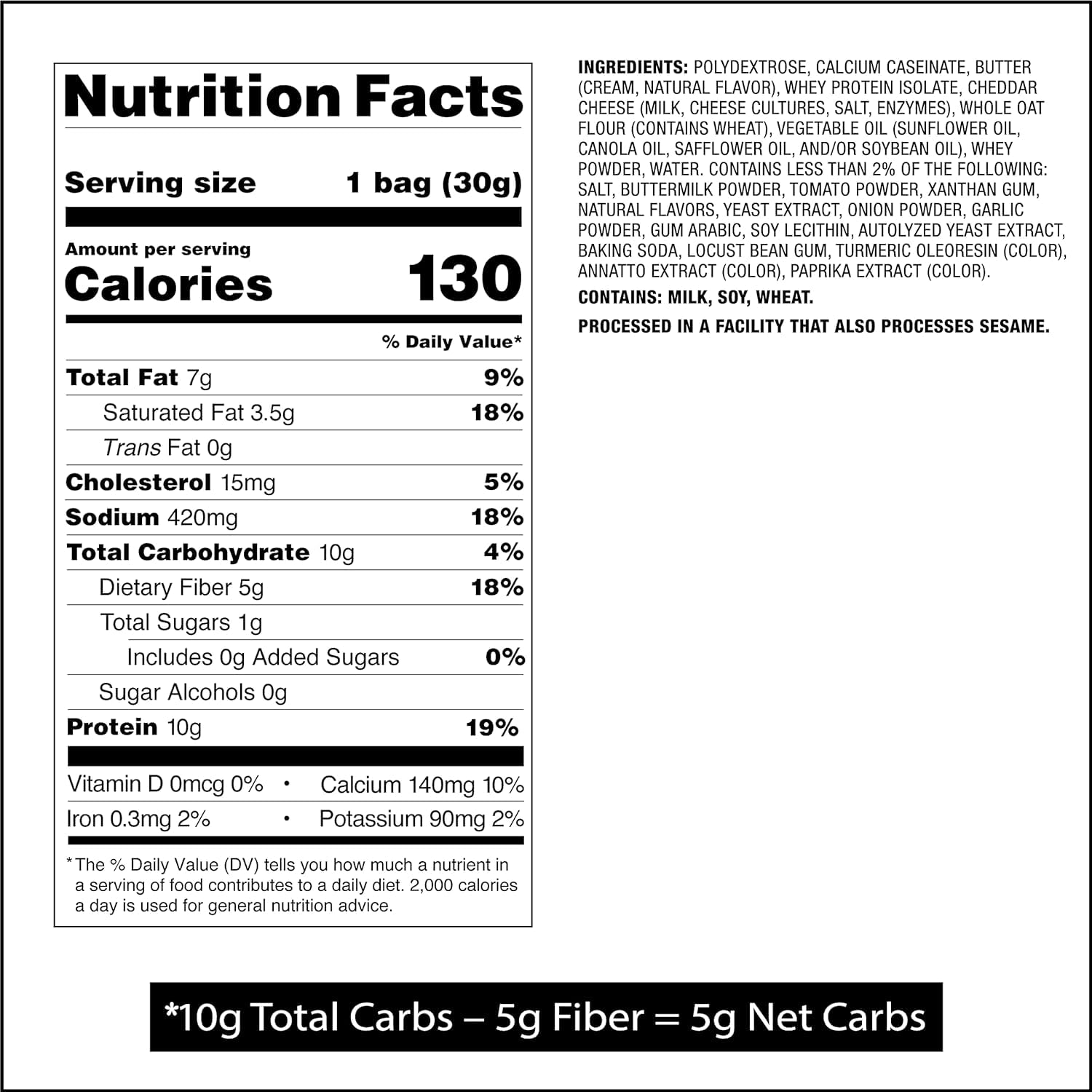 Quest Nutrition Cheese Crackers 4x30g Spicy Cheddar - Cheese