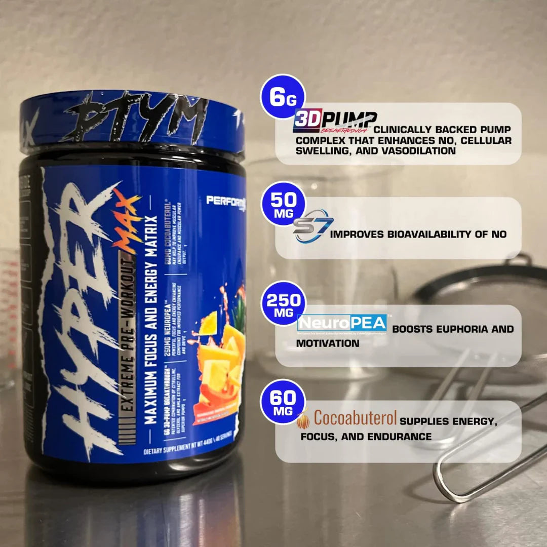 Performax Labs HyperMax 3D - Pre-Workout Powder