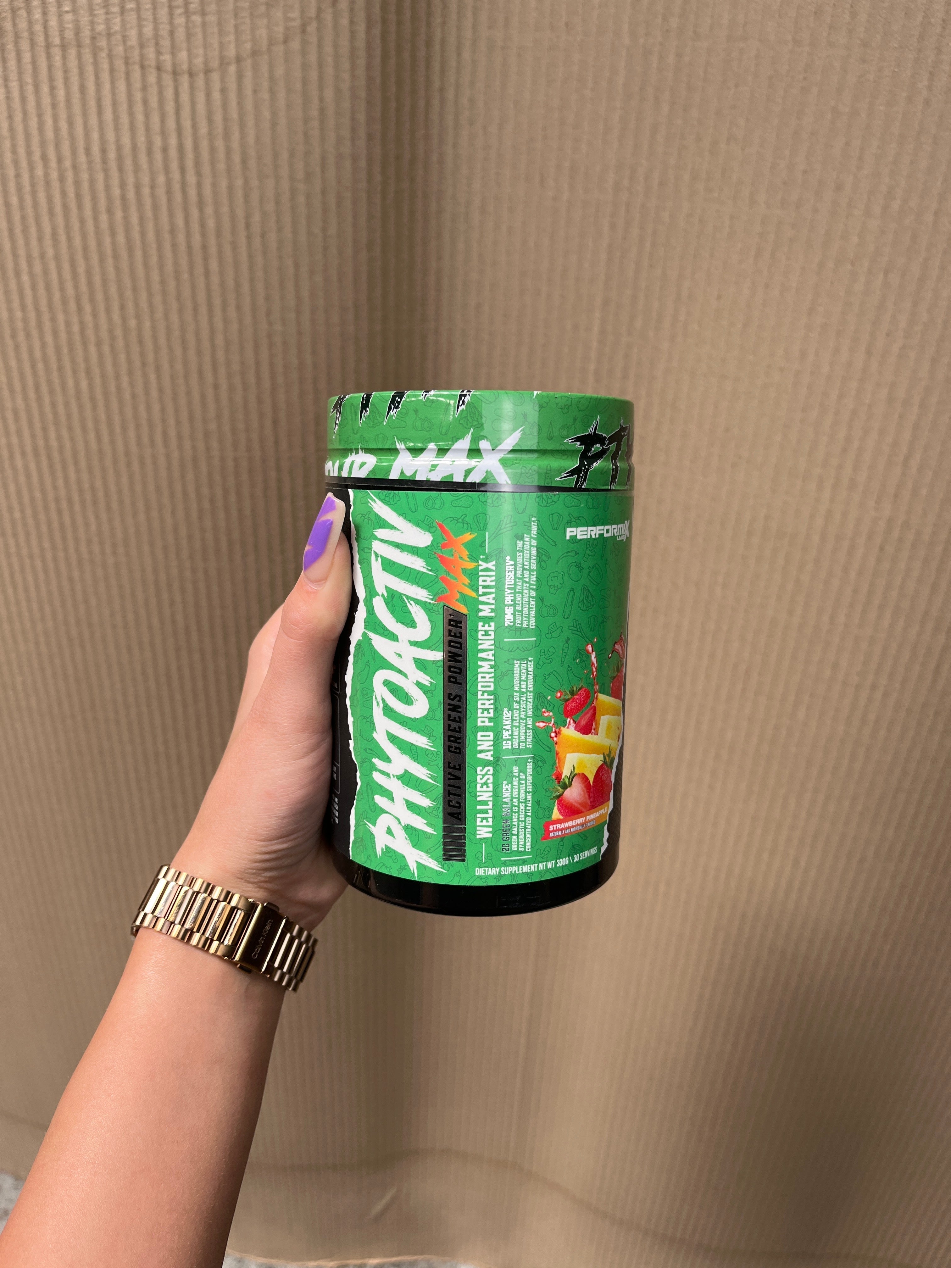 Performax Labs PhytoActivMax Greens Strawberry Pineapple - 330g / Strawberry Pinapple - Greens Powder