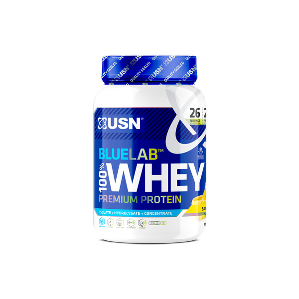 USN Blue Lab Whey - 908g / Banana - Whey Protein Powder