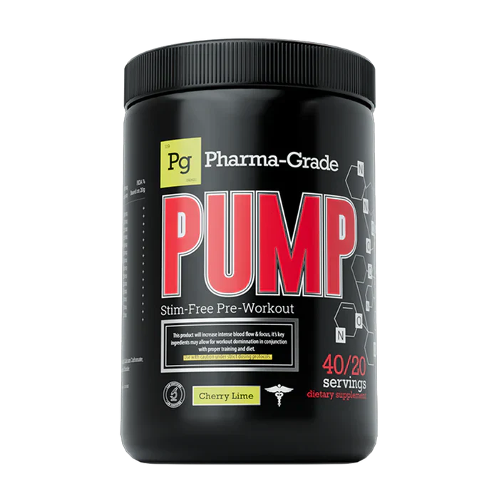 Pharma Grade PUMP - 400g / Cherry Lime - Pre-Workout Powder