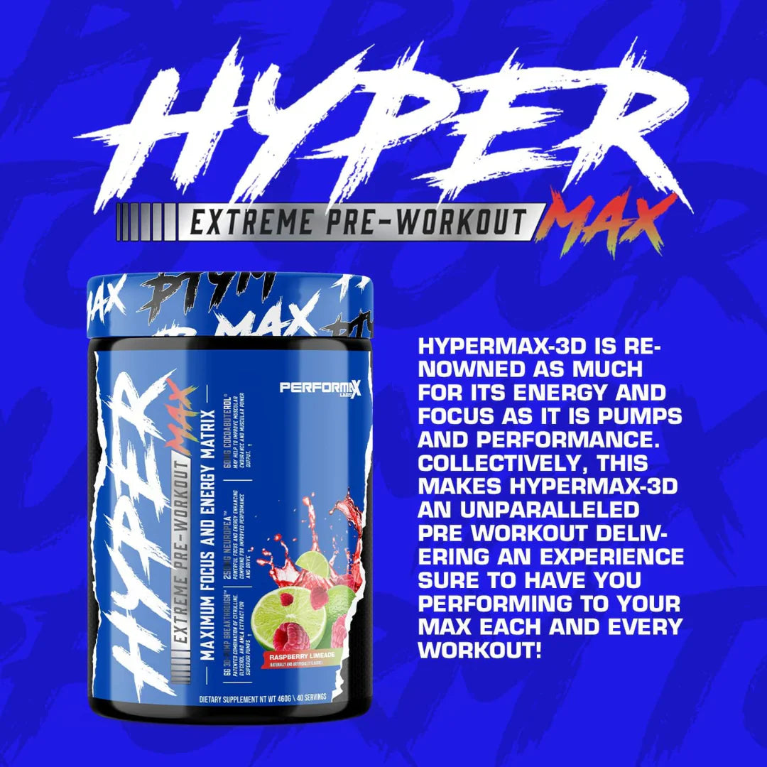 Performax Labs HyperMax 3D - Pre-Workout Powder