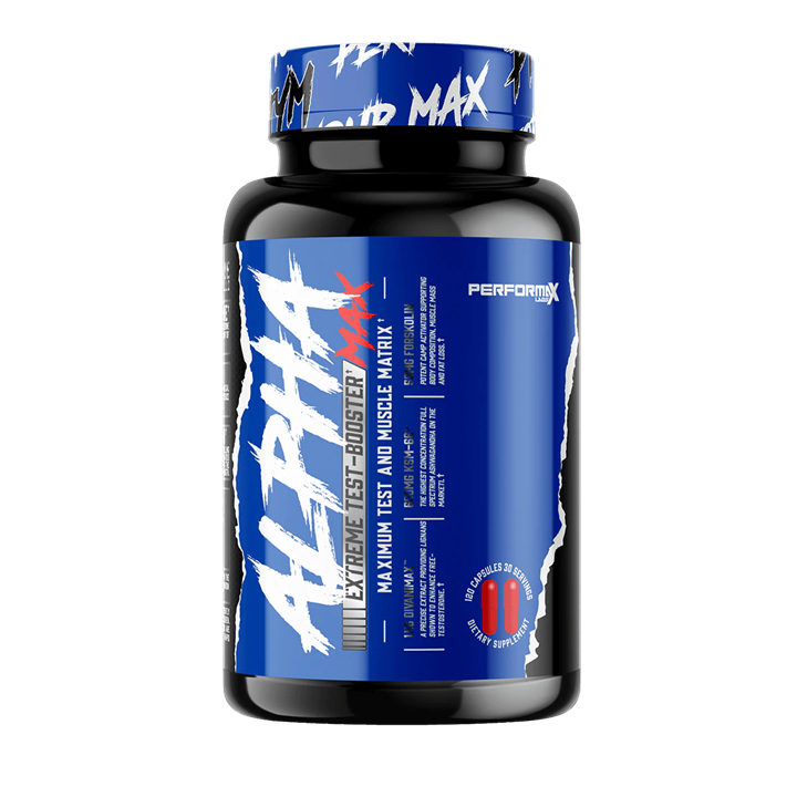 Performax Labs AlphaMax - 120 Caps - Testosterone Booster Capsules