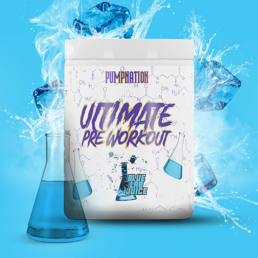 Pump Nation Ultimate Pre Workout - 550g / Blue Lab Juice - Pre-Workout Powder