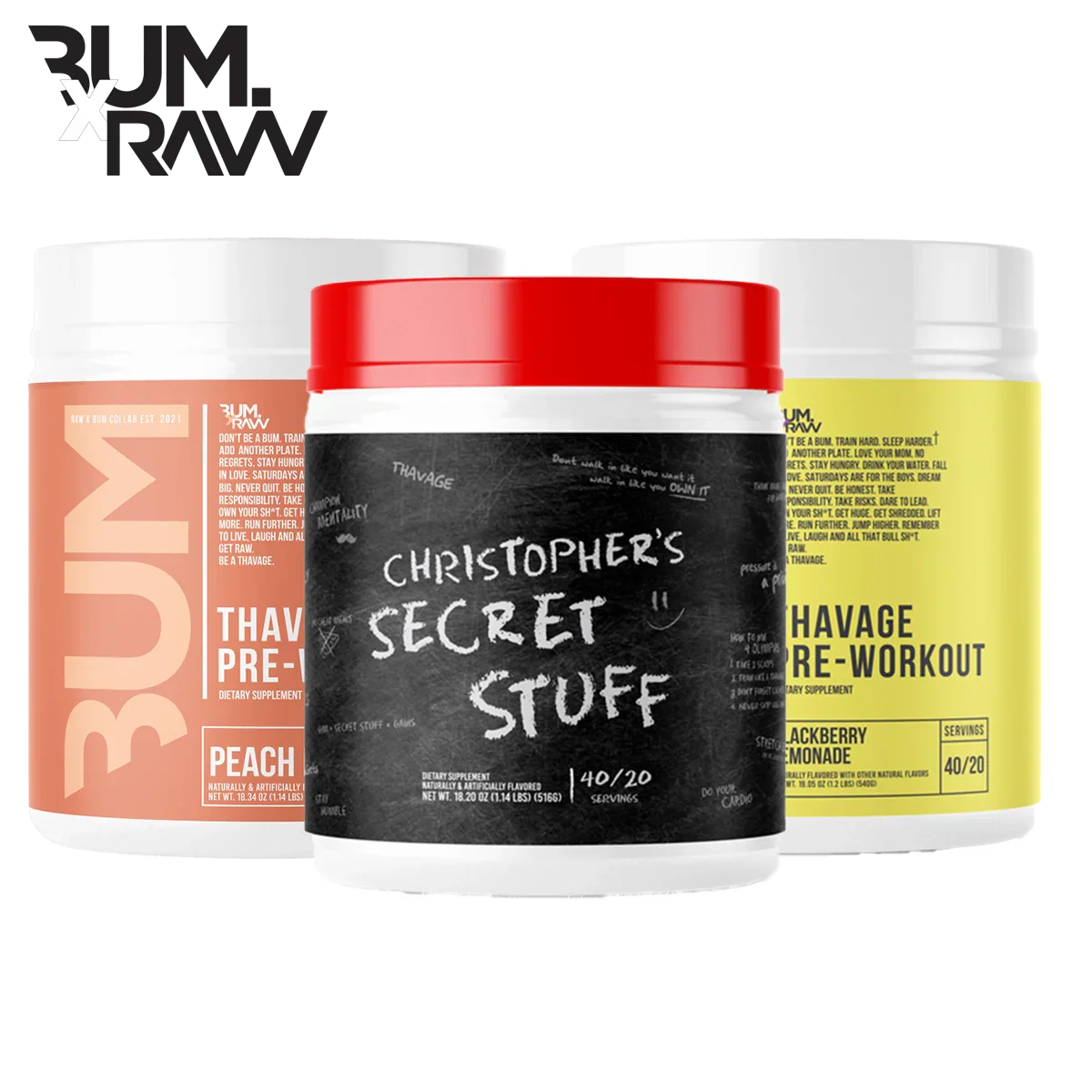 Raw Nutrition Thavage EU - Pre-Workout Powder