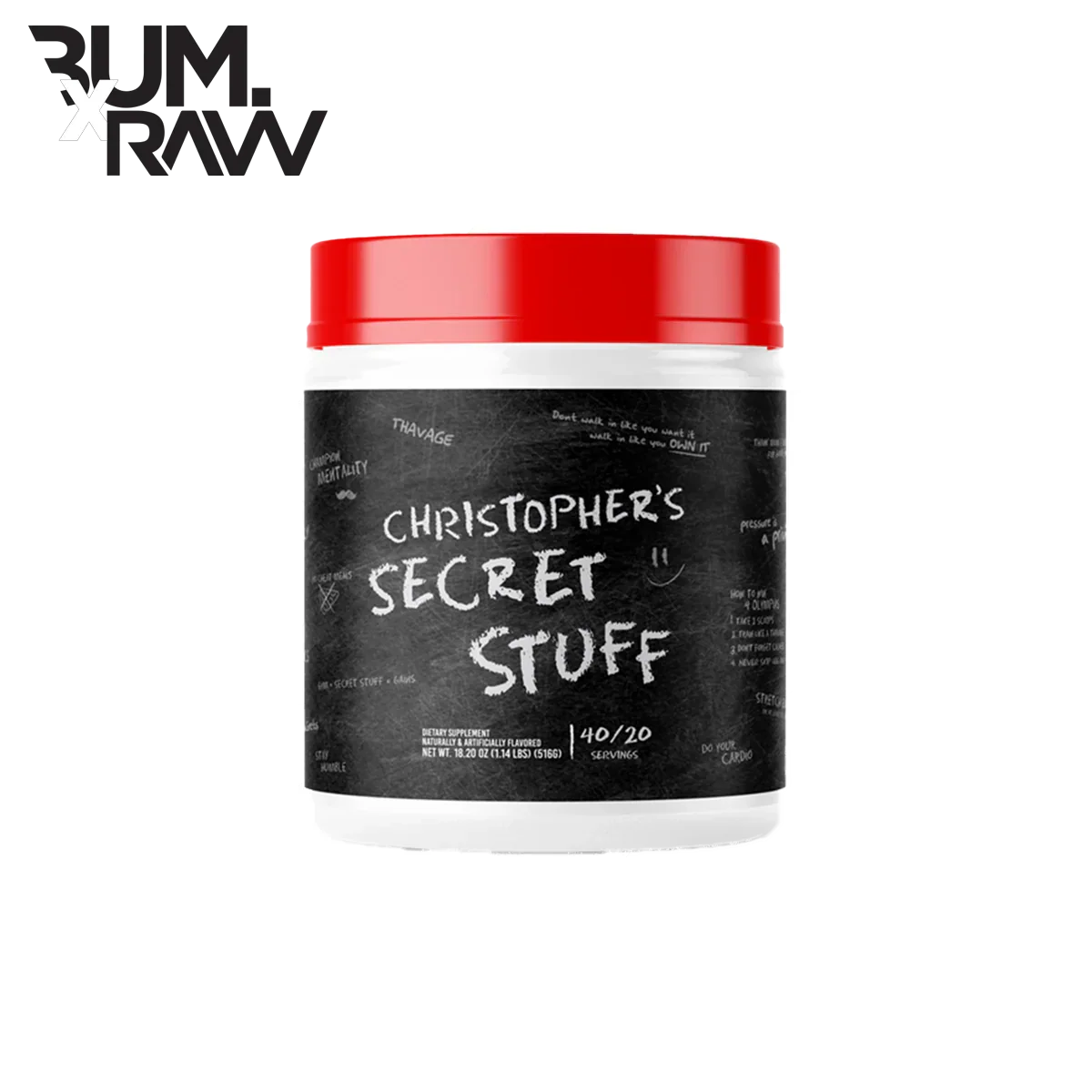 Raw Nutrition Thavage EU - 520g / Secret Stuff - Pre-Workout Powder