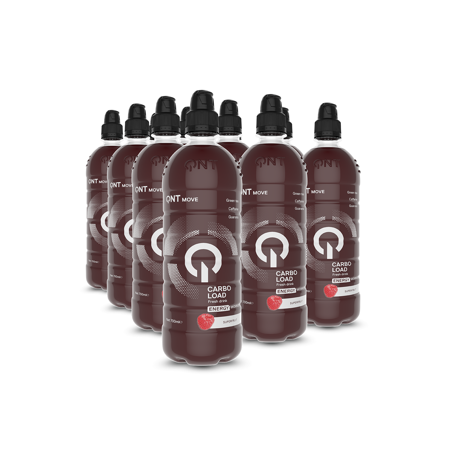 QNT Carbo Load - 12x700ml / Superfruit - Carbohydrate Ready-to-Drinks