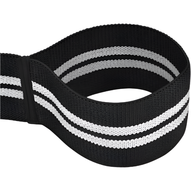 RDX Gym Knee Wraps Plus - White/Black - Knee Wraps