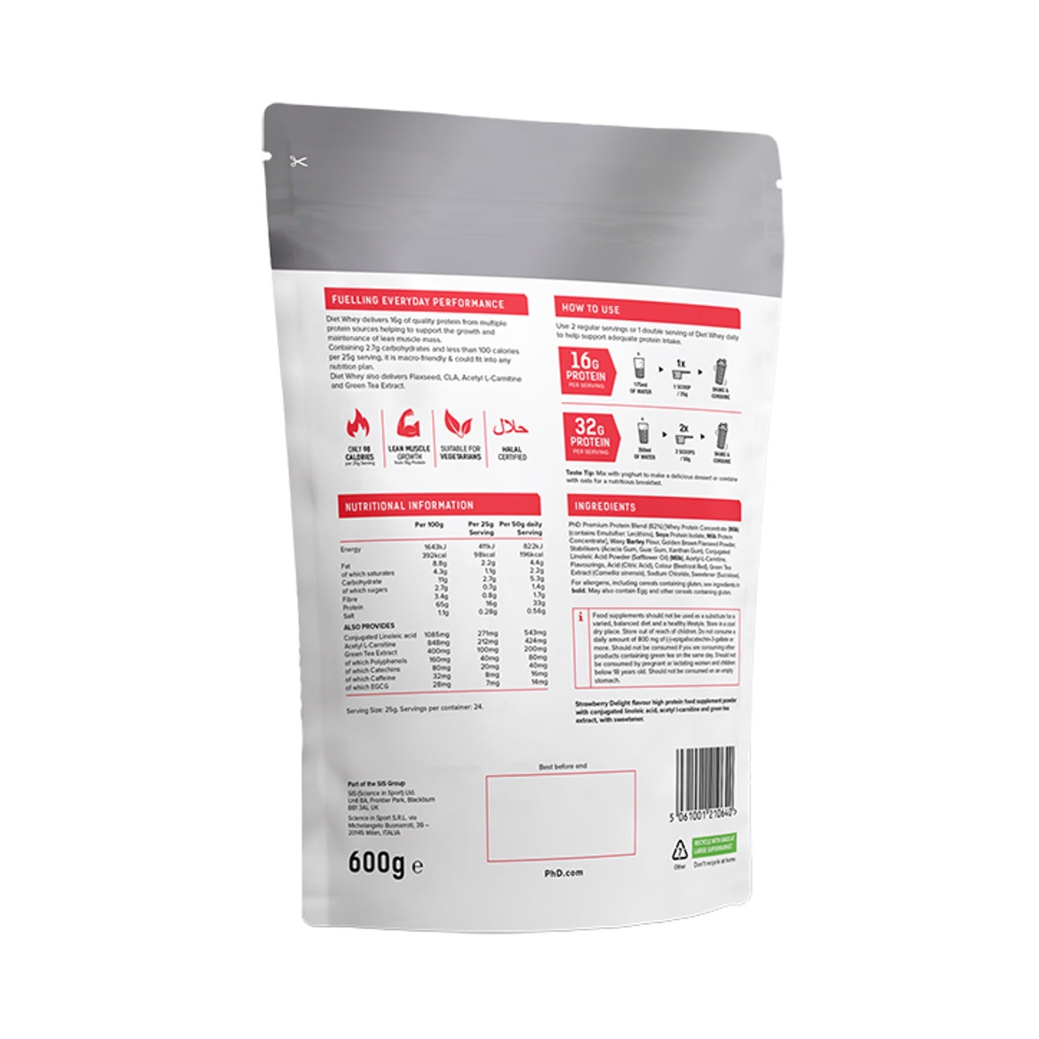 PhD Nutrition Diet Whey