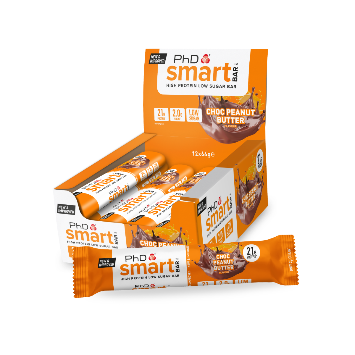 PhD Nutrition Smart Bar 12x64g
