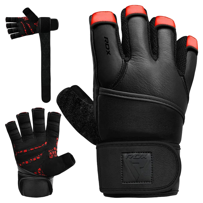 RDX Gym Glove Micro Plus S / Red/Black Weight Lifting Gloves