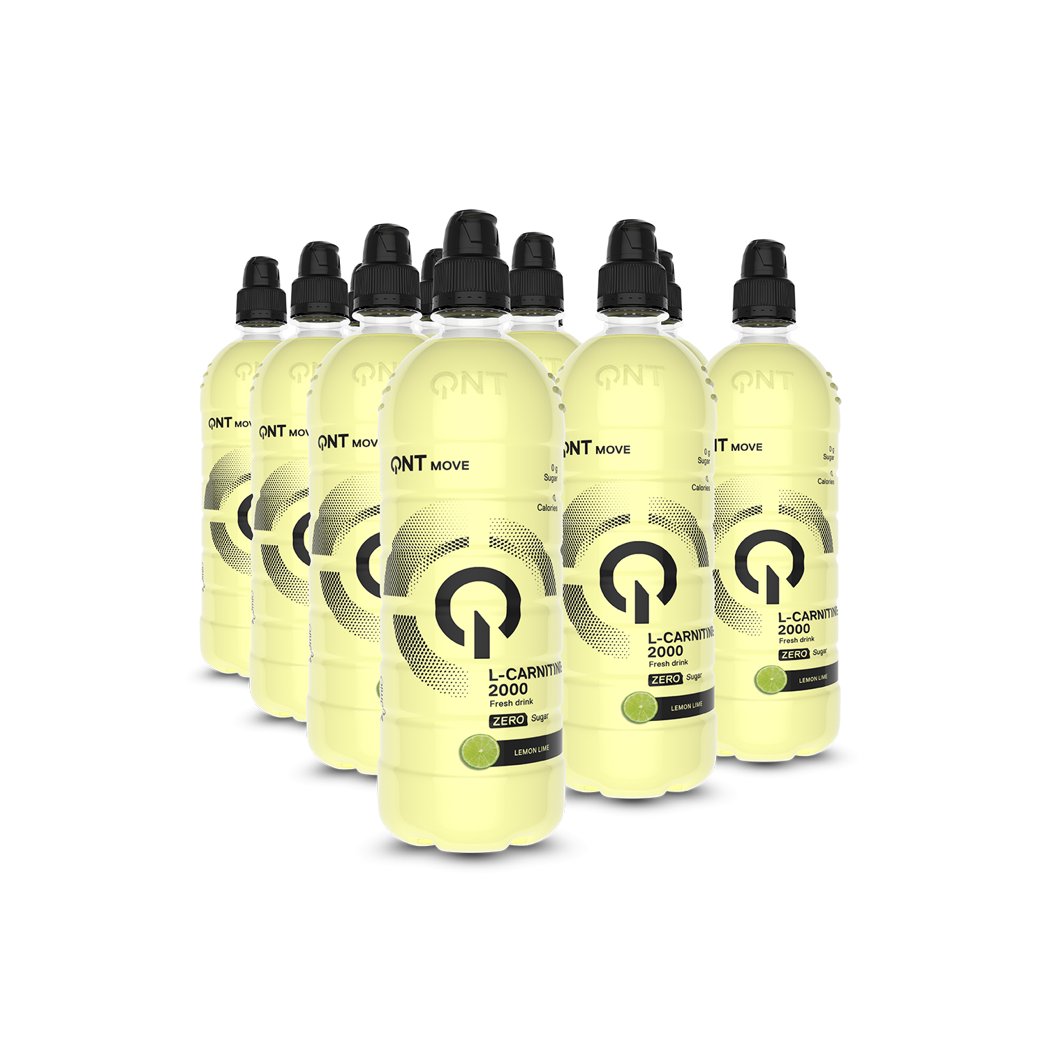 QNT L-Carnitine 2000mg lemon-flavored supplement pack for energy and fat burning