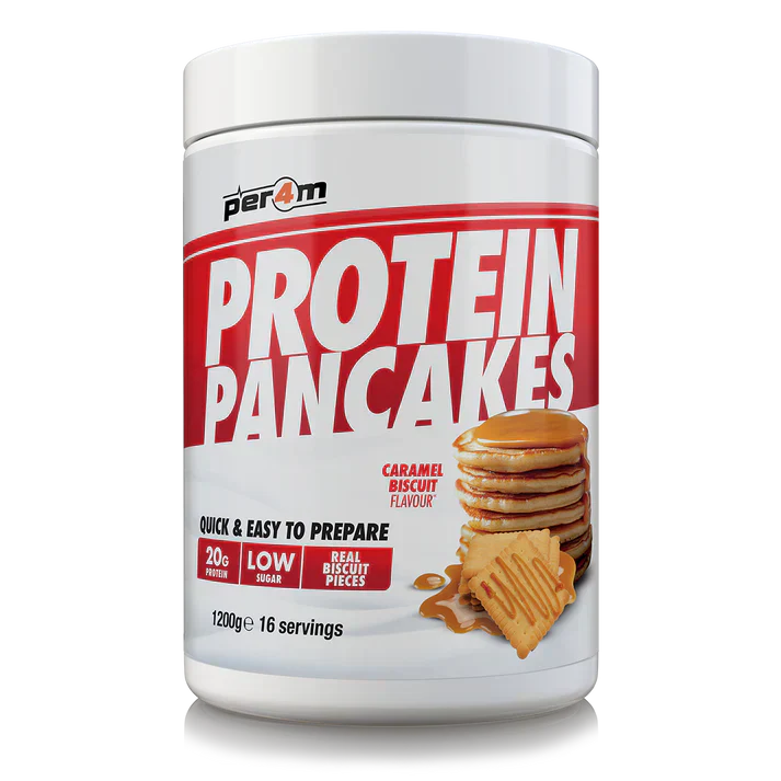 Per4m Protein Pancakes - 1200g / Caramel Biscuit - Protein Pancake Mix Powder