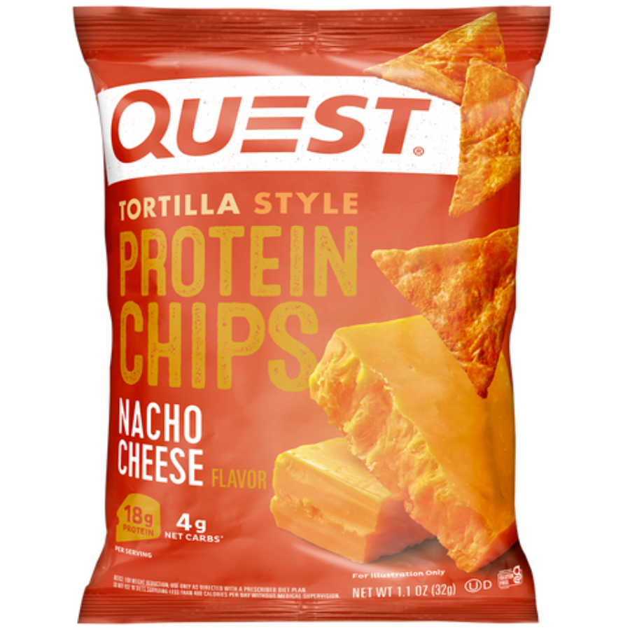 Quest Nutrition Protein Chips - 8x32g / Nacho - Protein Crisps
