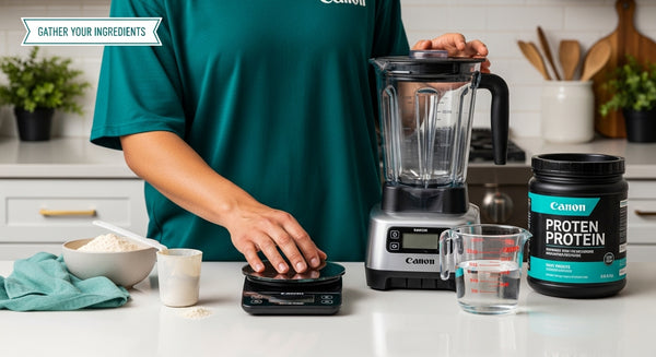 protein shake mixing