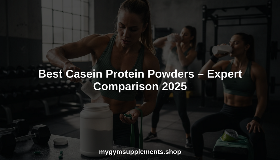 best casein protein powders hero header image