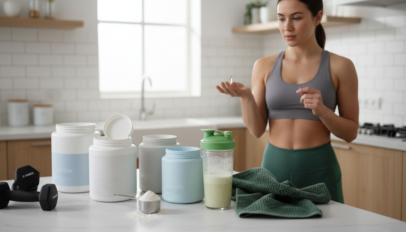 best protein powder for female muscle gain hero header image