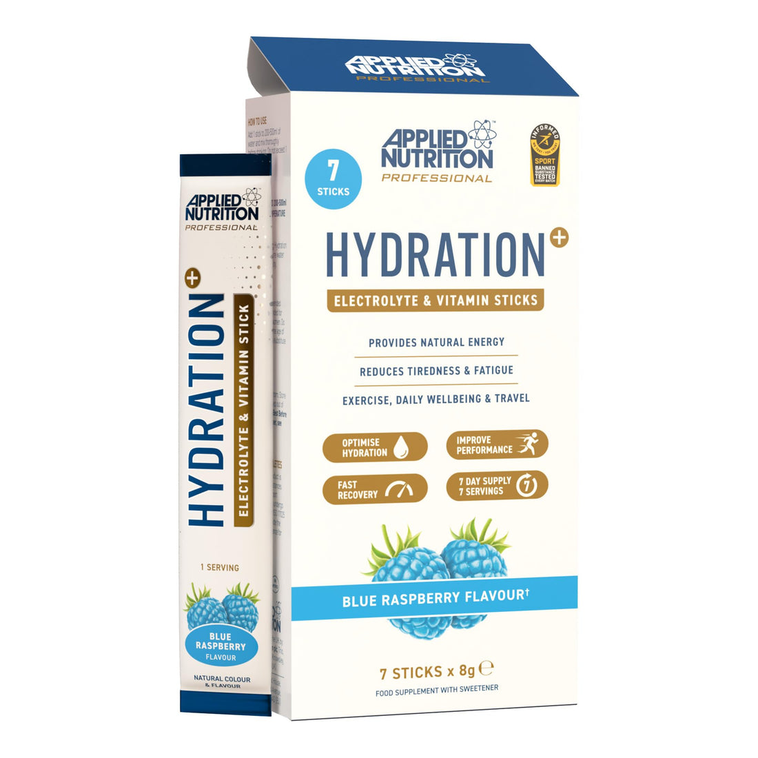 Unlock Benefits of Applied Nutrition Hydration+ Powder Sticks