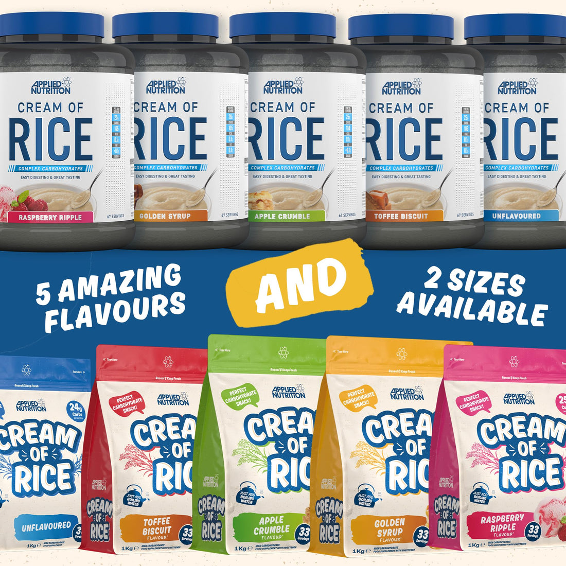 Why Choose Applied Nutrition Cream of Rice for Energy?