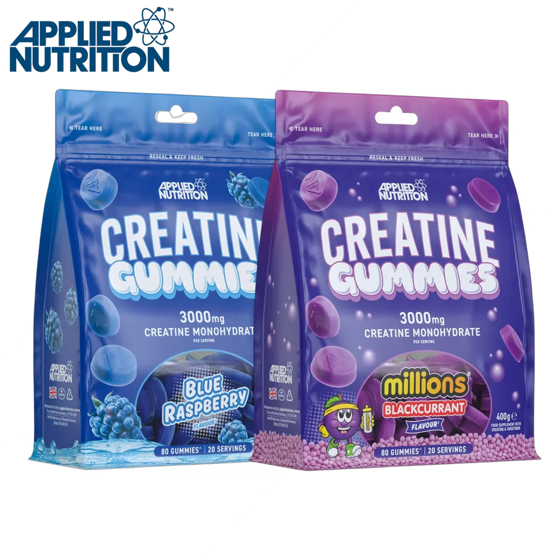 Enhance Workouts with Applied Nutrition 80 Creatine Gummies