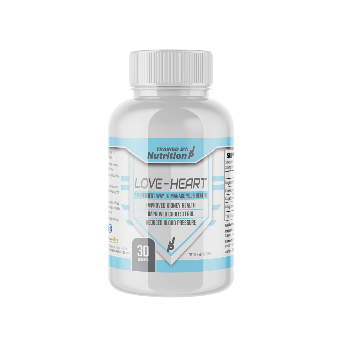 Boost Heart Health with Trained By JP Love Heart Supplement
