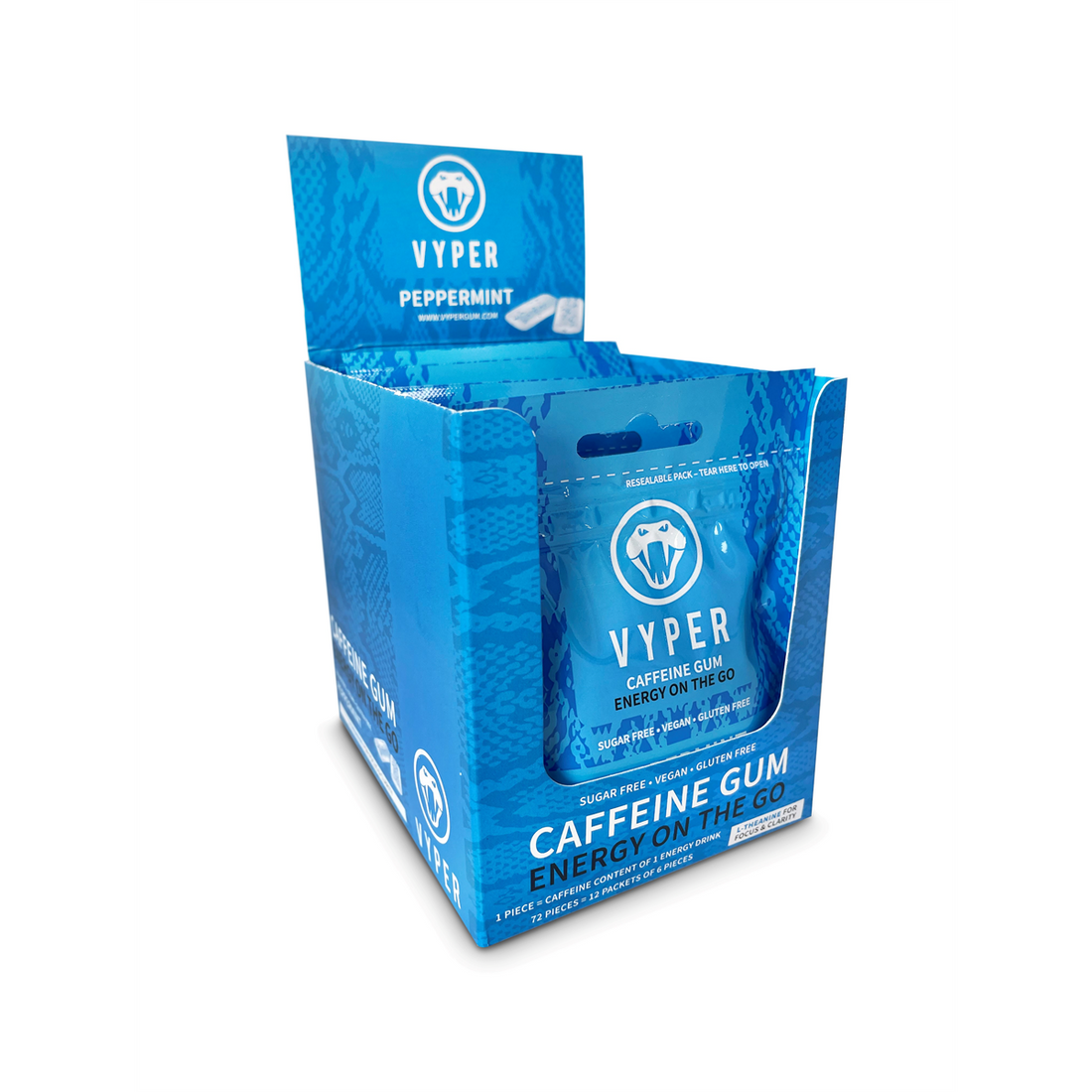 VYPER Caffeine Gum - The Smart, Chewable Energy Solution for Life on the Move 🚀