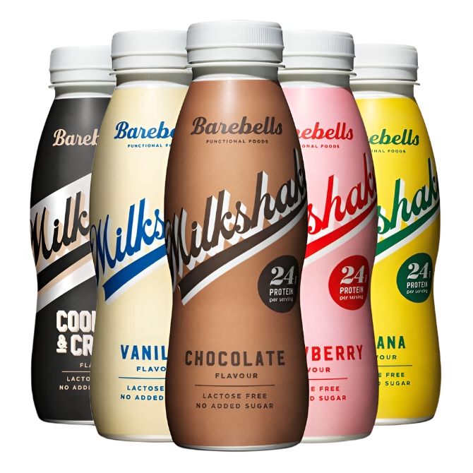 Unlock Fitness Goals with Barebells Milkshake Protein Snack