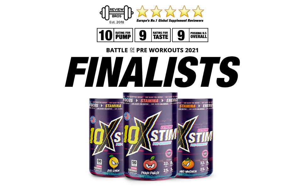 Enhance Workouts with 10X Athletic STIM Pre-Workout Boost