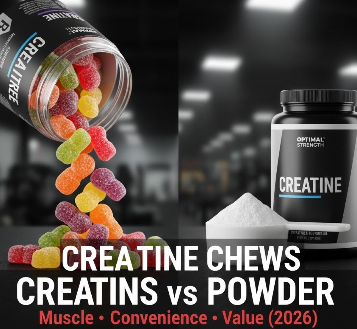Creatine Chews vs Powder