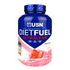 USN Diet Fuel Ultralean strawberry meal replacement shake for high protein calorie control