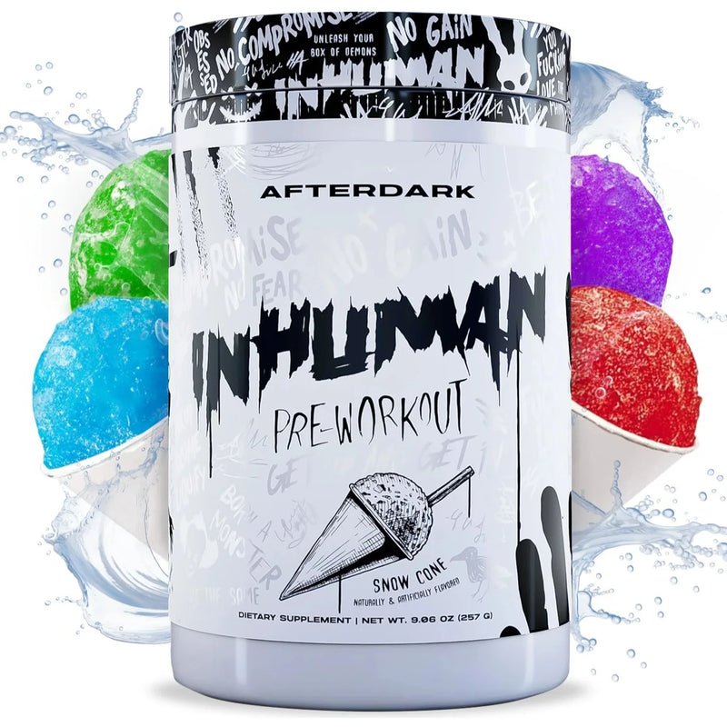 AfterDark InHuman Pre Workout - 257g / Snow Cone - Pre-Workout Powder