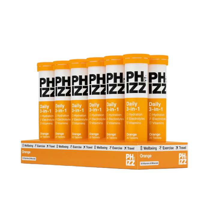 Phizz 3-in-1 Multivitamin & Rehydration Electrolyte Effervescent - MyGymSupplements