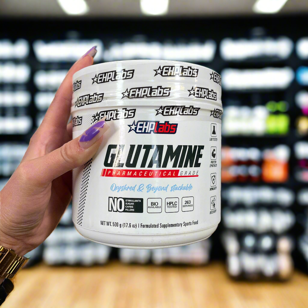 EHP Labs Glutamine - 500g / Unflavoured - Glutamine Powder