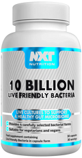 NXT Nutrition 10 Billion Live Friendly Bacteria 30 Caps - MyGymSupplements