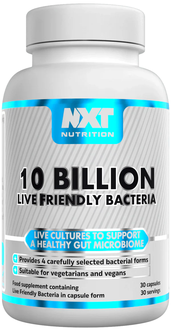 NXT Nutrition 10 Billion Live Friendly Bacteria 30 Caps - MyGymSupplements