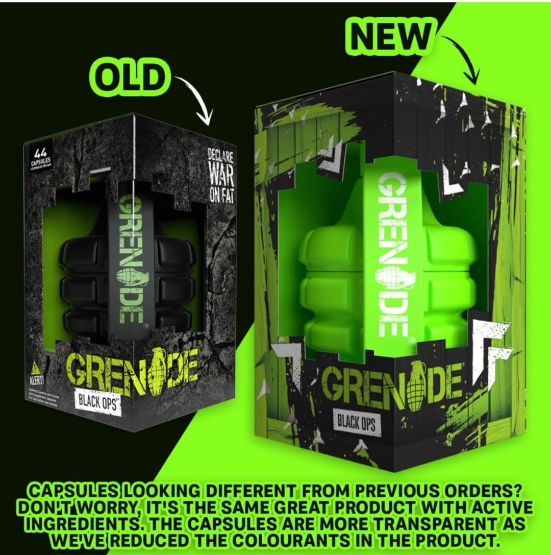 Grenade Black Ops - 100 Caps - Weight Loss Support Capsules