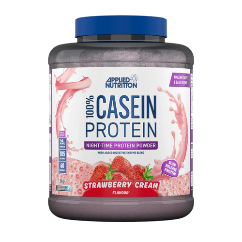 Applied Nutrition Casein - 1.8kg / Strawberry - Micellar Casein Protein Powder