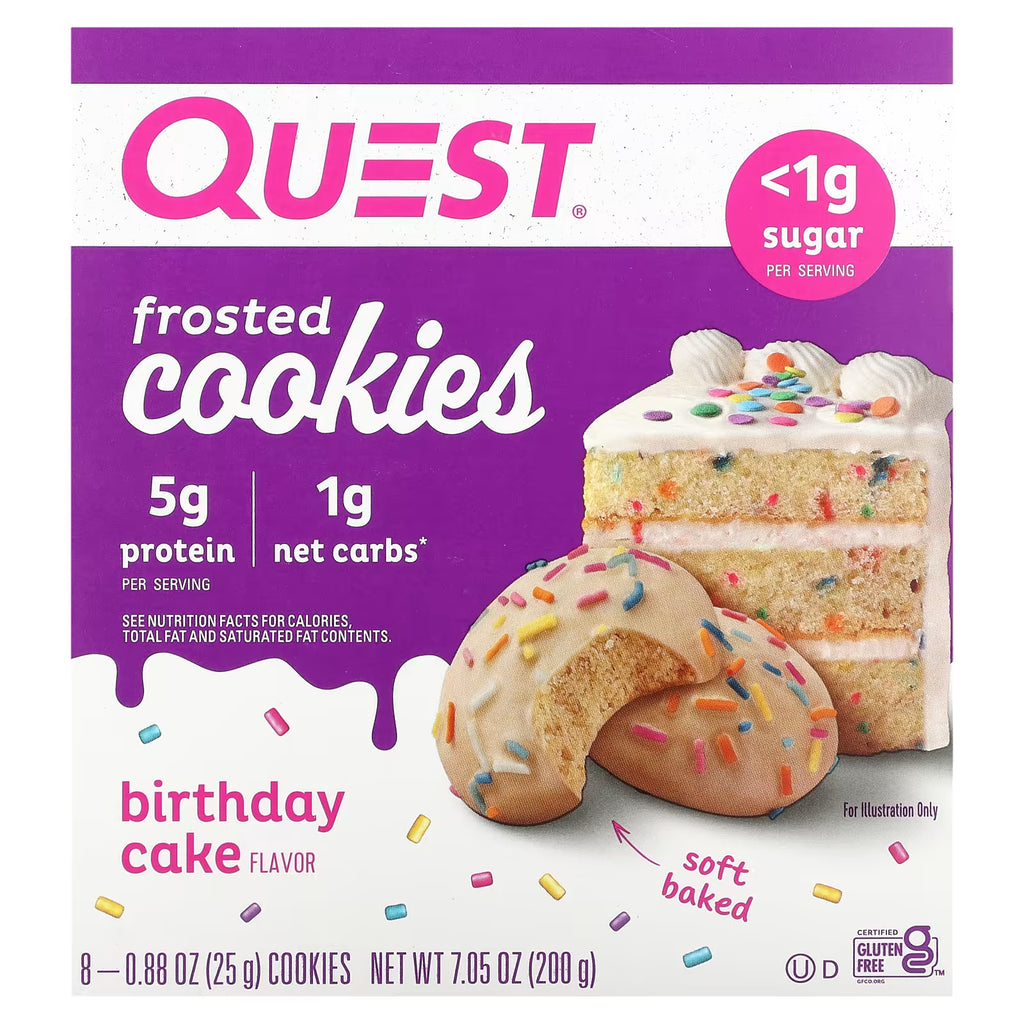Quest Nutrition Frosted Cookies 8x25g - MyGymSupplements
