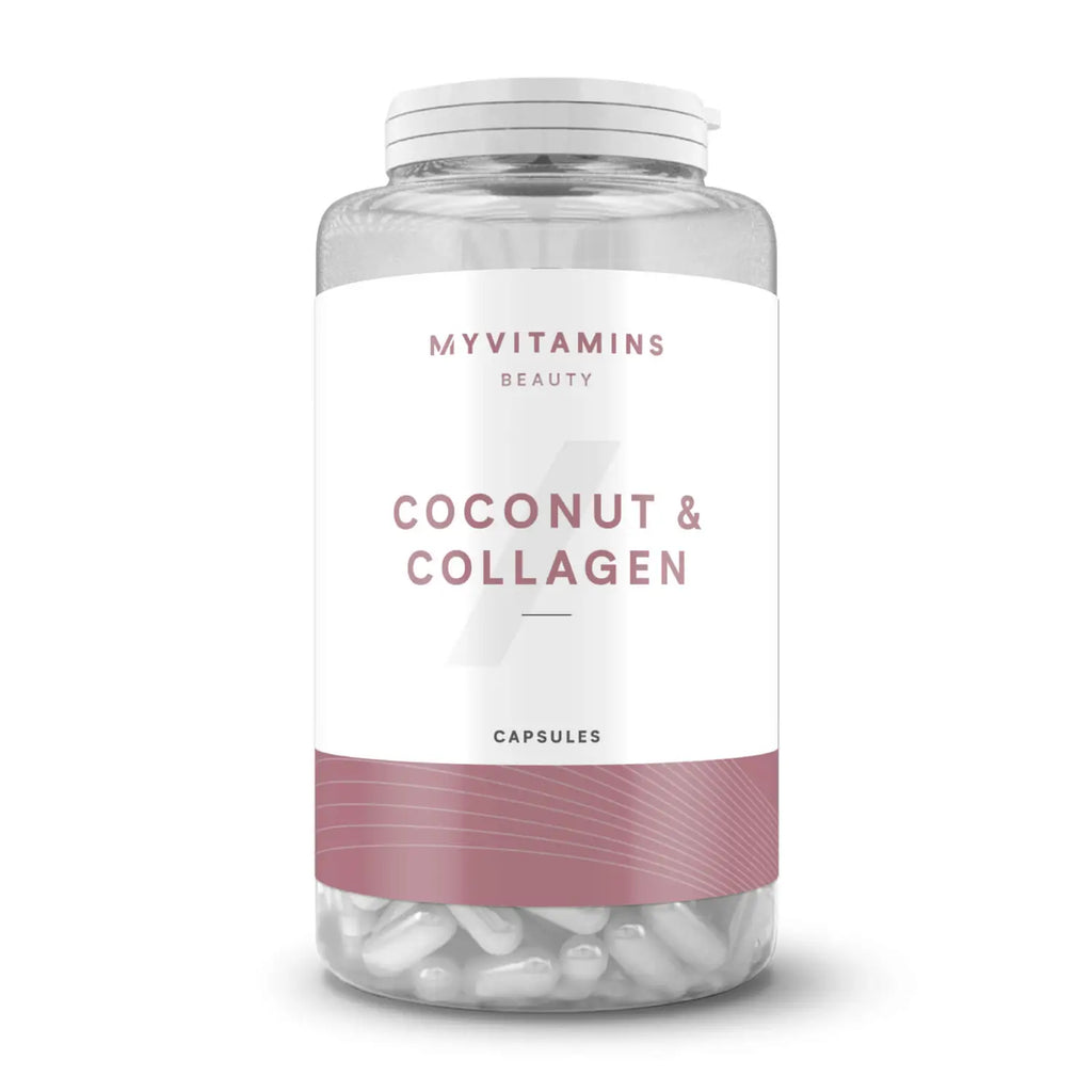 MyProtein MyVitamins Coconut and Collagen - 180 Caps - Marine Collagen Capsules
