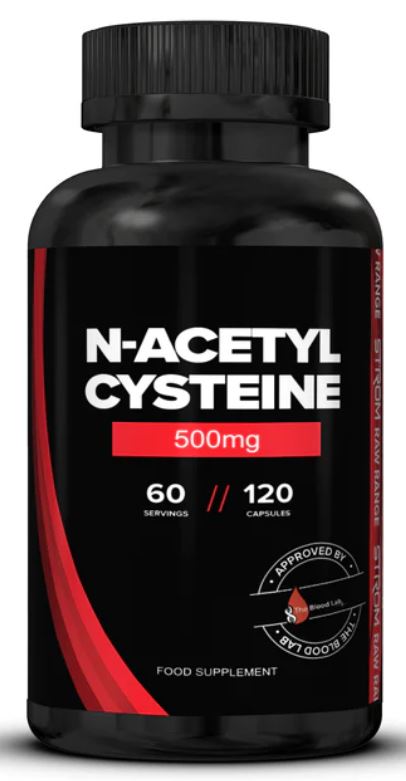 Strom Sports NAC (N-Acetyl Cysteine) - 120 Caps - Organ Support Capsules