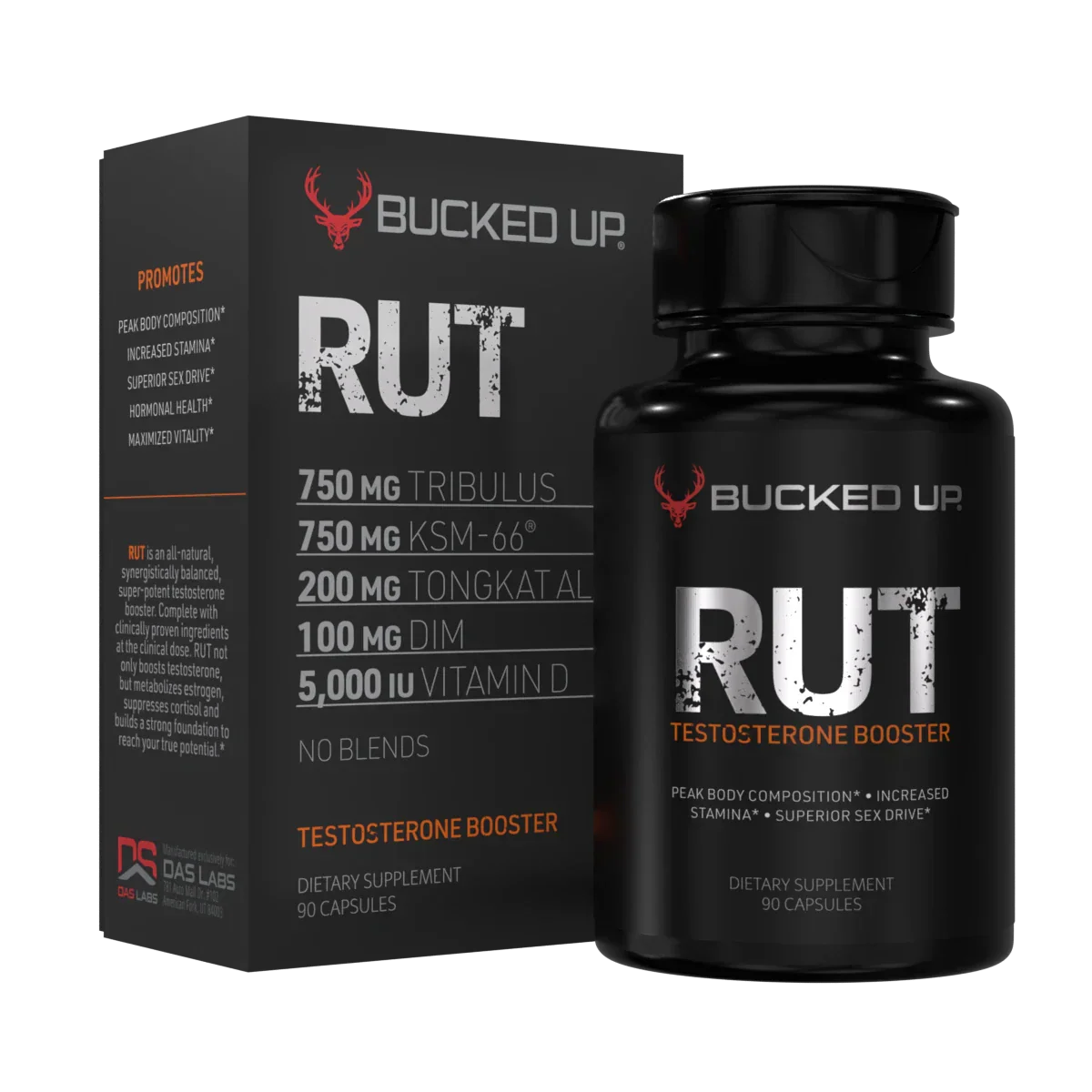 Bucked Up RUT N/A - 90 Caps - Testosterone Booster Capsules