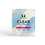 MyProtein Clear Whey Isolate grape flavor sachet with 20g protein low sugar BCAAs