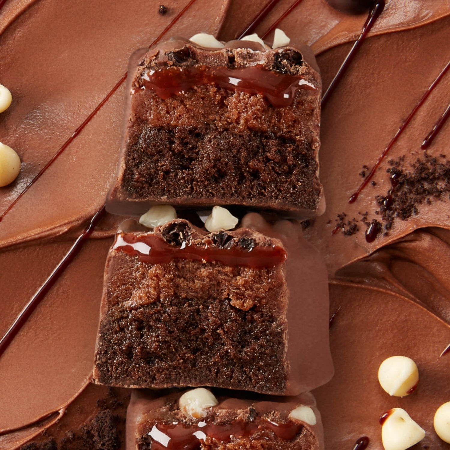 MyProtein-MyProtein-Layered-Bar--Triple-Chocolate-Fudge - 12x60g / Triple Chocolate Fudge - Protein Bars