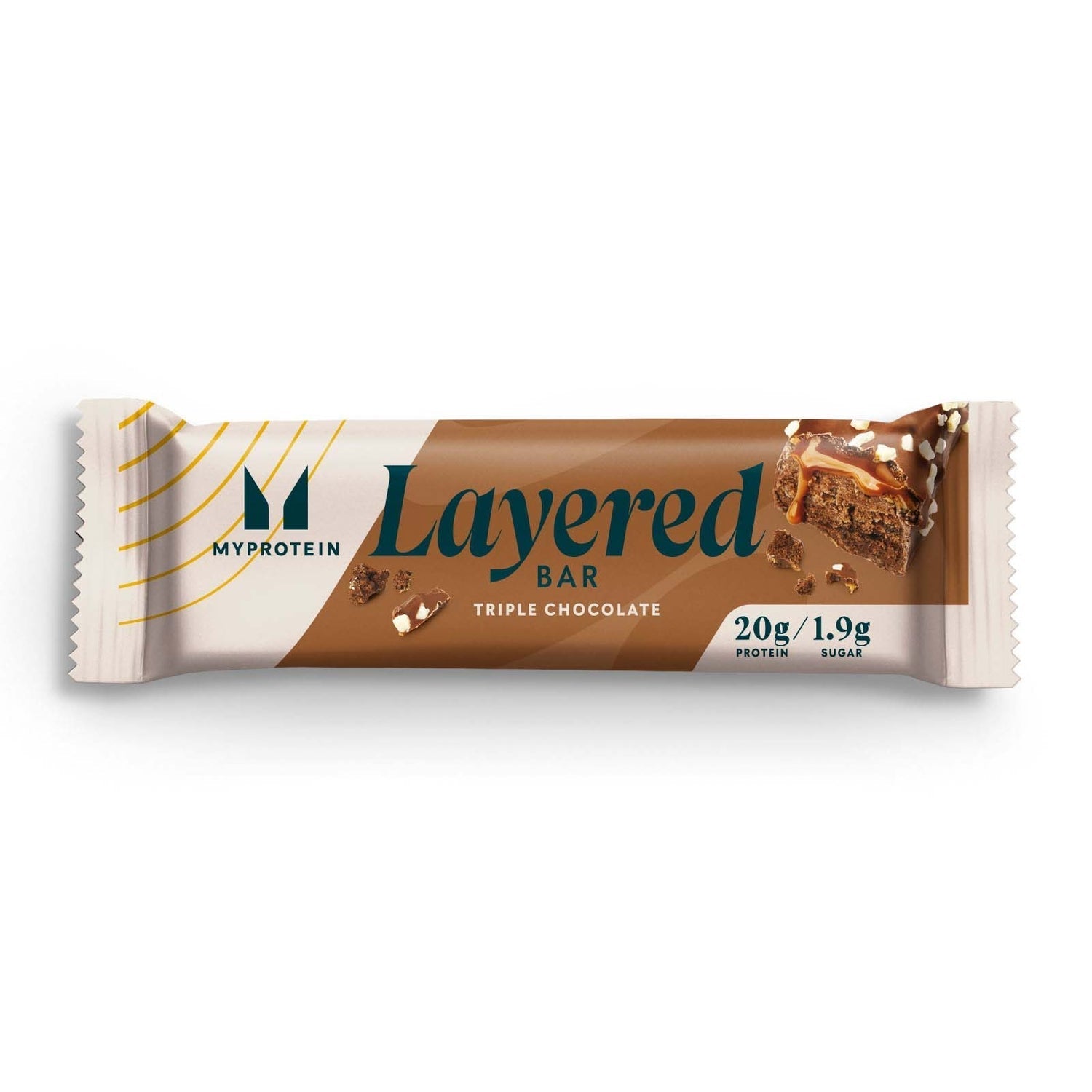 MyProtein-MyProtein-Layered-Bar--Triple-Chocolate-Fudge - 12x60g / Triple Chocolate Fudge - Protein Bars