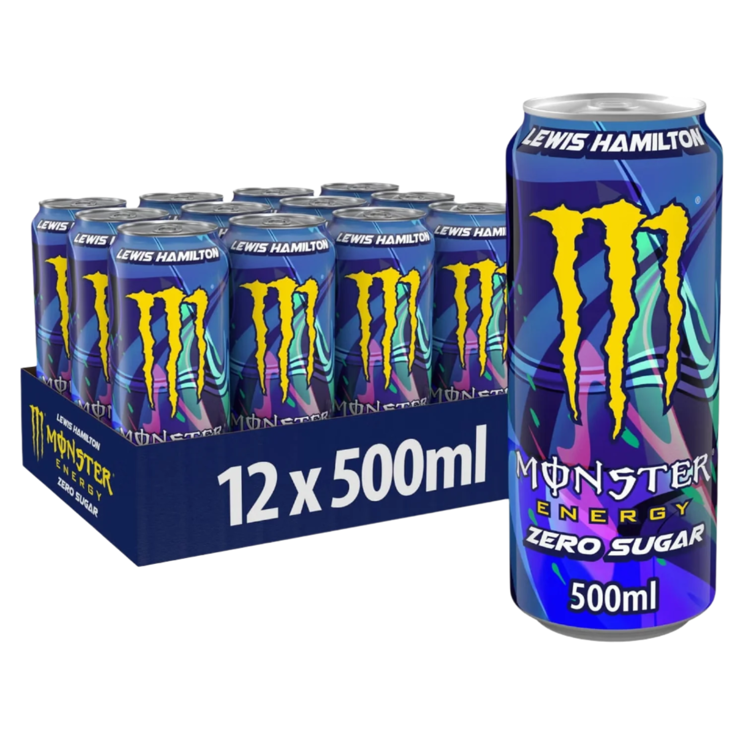 Monster Energy ZERO - 12x500ml / Lewis Hamilton - Energy Ready-to-Drinks