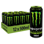 Monster Energy Zero Sugar - 12x500ml / Original - Energy Ready-to-Drinks