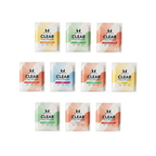 Assorted flavored protein powder packets of MyProtein Clear Whey Isolate for sports nutrition